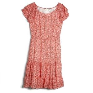 Floral Red J Crew Dress